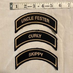 Biker nickname patches